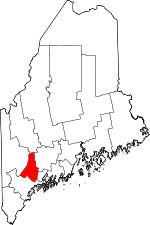 Maine, Androscoggin County in Red Capital is Surrounded by Androscoggin County, Maine