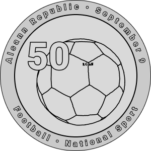 Reverse of Alsann's 50 fenn coin