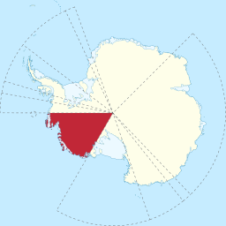 Location of Pengöpäts (Talossa's Antarctic claim)