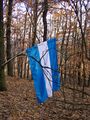 The Lurkish flag in the Lurk Hills area, a former claim.