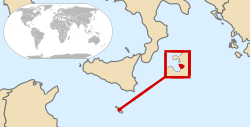 Location of Paloman Melita in Southern Europe