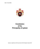 Cover of the Ljetzan Constitution