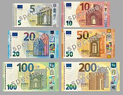 File:Euro Series Banknotes (2019).jpg