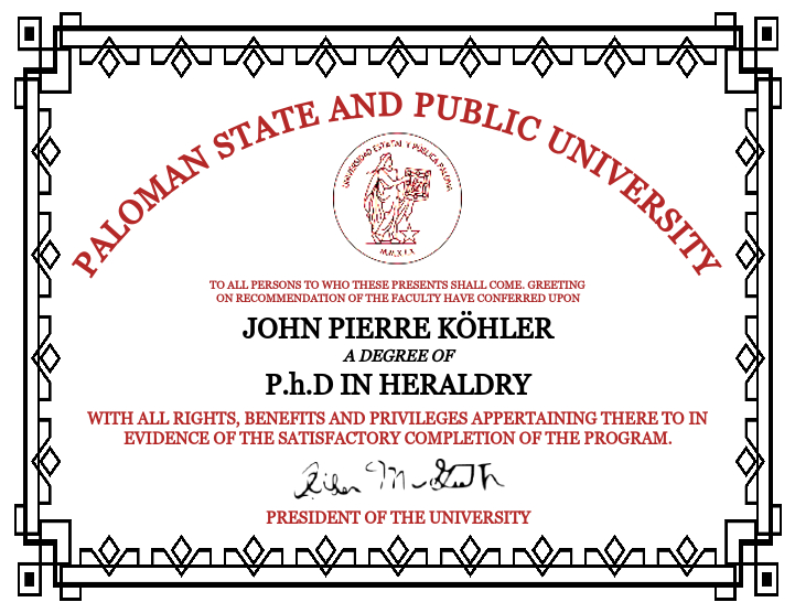 File:Degree of a P.H.D in Heraldry at PSPU.jpg