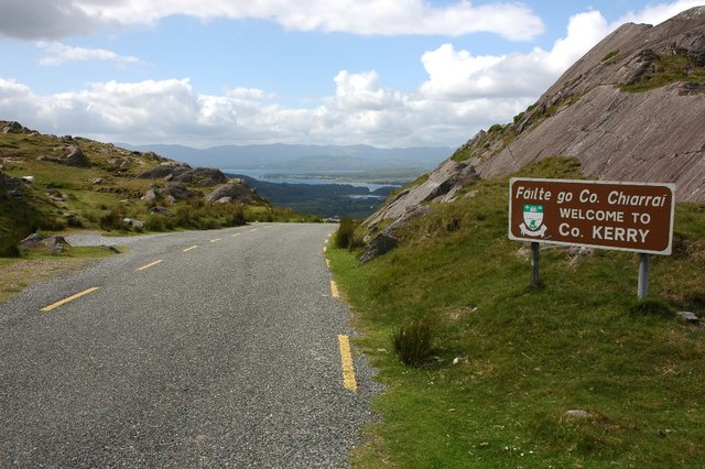 Welcome to Kerry Country, Ireland sign.