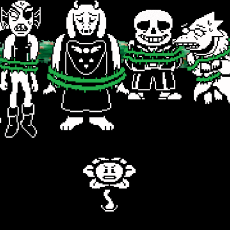File:Flowey Depicted Holding Other Characters Captive.png