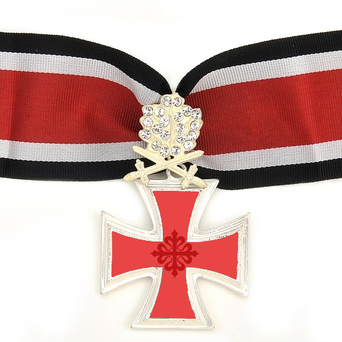 File:Knights Cross of the Blood Cross with golden Oak Leaves, Swords and Diamonds.png