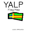 Flag map of Yalp Province