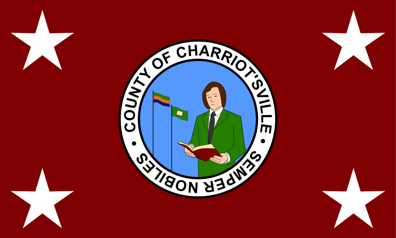 File:Charriot'sVille Gubernatorial Standard with updated motto.svg