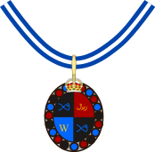 Neck insignia of an Officer of the Order of the Kingdom of Baustralia.svg