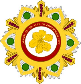 File:Order of the Star of Edinburgh City - Grand Cross - Badge.svg