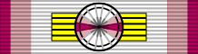 File:Ribbon bar of the Order of the Foxtail Orchid (2022-2023).svg