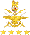 Chief of Queenlandian Defence Forces - Badge (4 star).svg