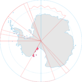 Location of Antarctic Territory