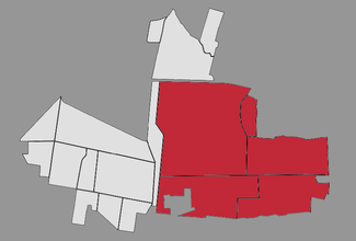 Codru Verde province shown in red.