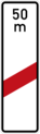Distance to level crossing (50m)
