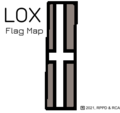 Flag map of Lox Province