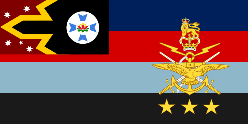 File:Chief of Queenlandian Defence Forces - Flag (3 star).svg