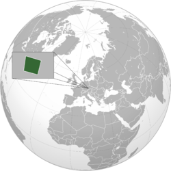 Location of the Gymnasium State (Coordinates:  49.235, 13.521)