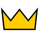 File:Simple gold crown.svg