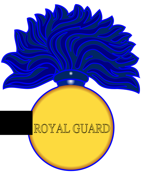 File:Cap badge of the Royal Guard.svg