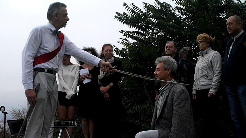 File:Noble dignity awarding by the Prince of Ongal - Balchik 12 September 2015.jpg