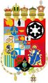 Personal coat of arms of Pedro I like Supreme Emperor and Autocrat of all Spainhstan and leader of the other realms of the Imperial Commonwealth (Simple version)