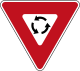 O2b Yield to roundabout