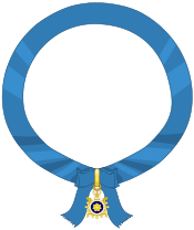 Riband of the Grand Cross of the Order of the Lotus.svg