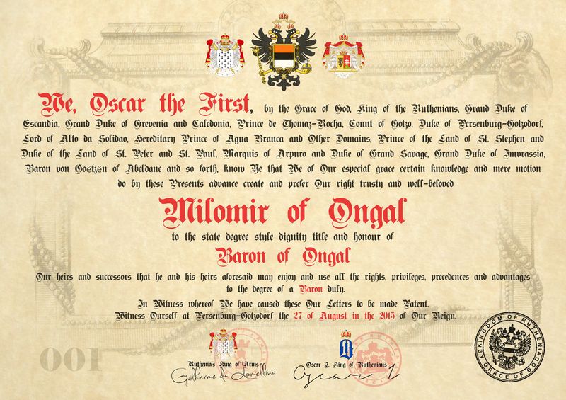 File:HSH Prince of Ongal title as Baron of Rutheni and Carpathia.jpg