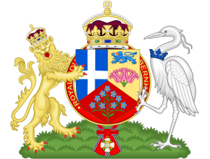 Princess Juliana, Duchess of Beauclerk - DGCHB - Coat of Arms.svg