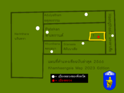 2023 map of Khamhaengsia including the location, size and general shape of Capital territory