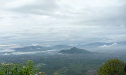 A view from the summit of Manglayang, a mountain located in The Soviet Socialist Republic of Parahyangan.