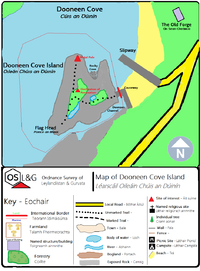 Ordnance Survey of Leylandiistan & Gurvata map of the island