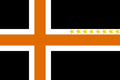 National Civil Flag of Turto, The Turtonian Cross Flag. 5 April 2012 - 1 January 2015 (Establishment of Falcar)