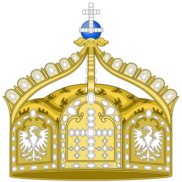 File:Imperial State Crown of the Second German Empire.png