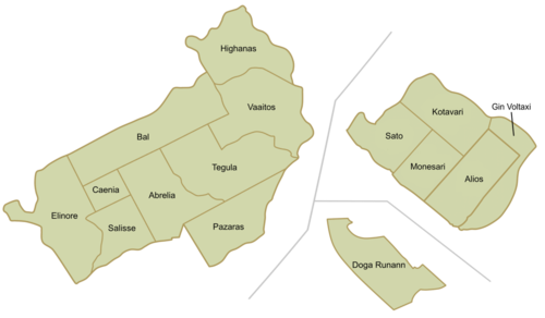 Regions of Sabia and Verona
