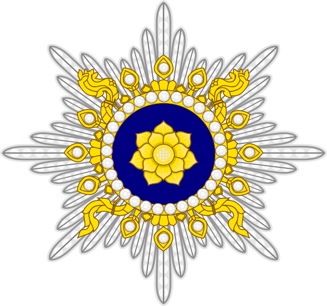 File:Badge of the Order of the Lotus.svg
