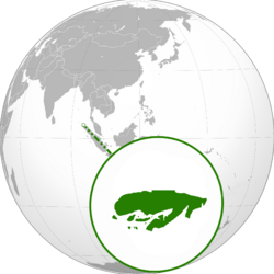 Location of Dominion of Pulau Raja