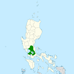 Map showcasing the location of the United Kingdom of Greater Manila