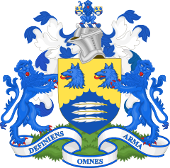 The coat of arms of the Society of Arms