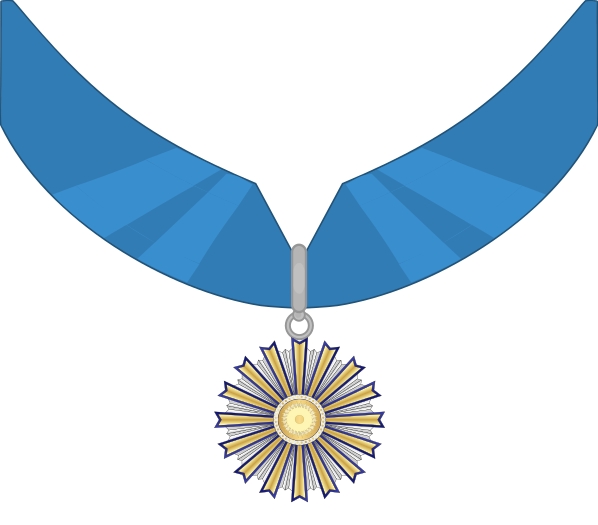 File:Insignia of the Commander of the Order of the Lotus for males.svg