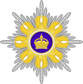 File:Badge of the Order of the Crown of Purvanchal (Grand Commander).svg