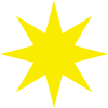File:Yellow octagram.svg
