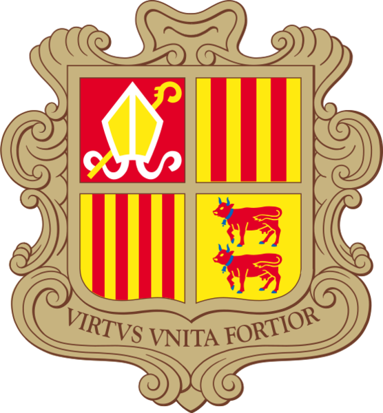 File:Coat of arms of Andorra.svg