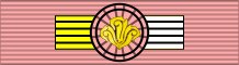 Royal Order of the Crown of Vishwamitra (Grand Commander) - ribbon.svg
