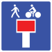 No through road (Except for pedestrian and cyclists)