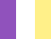 Purple, White, and Yellow Collums.