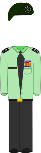 File:Uniform of John I in His Royal Army (Service, Summer), June 2018.svg