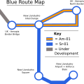 Aenopia Blue Route Map.svg